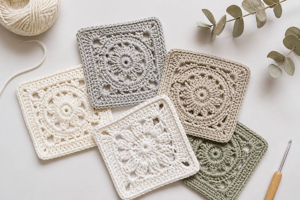 1001 modèles de carrés au crochet gratuits pour vos créations uniques